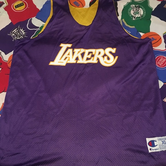 lakers reversible practice jersey